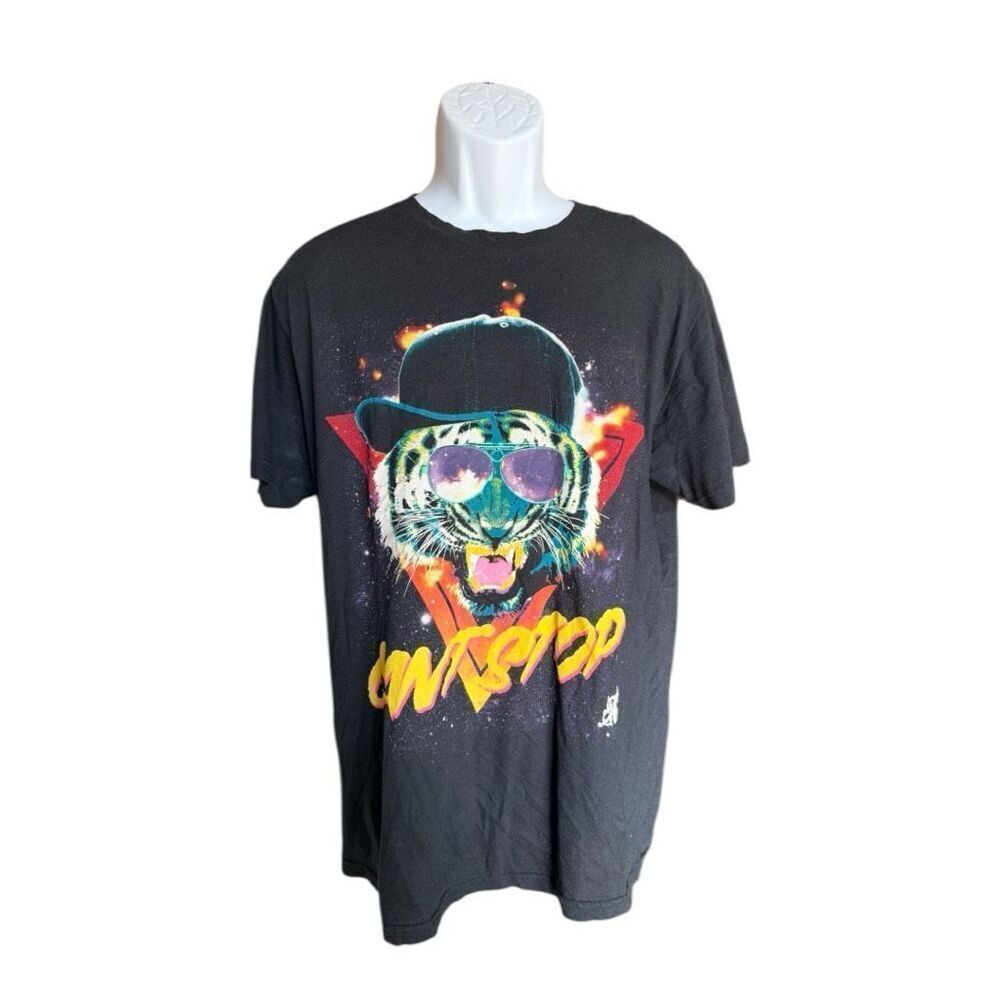 Mens Alab Clothing Can’t Stop Retro Throwback Tiger Graphic Tee Shirt - Sz L